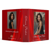 Ruby Shine Pageant Notebook Binder