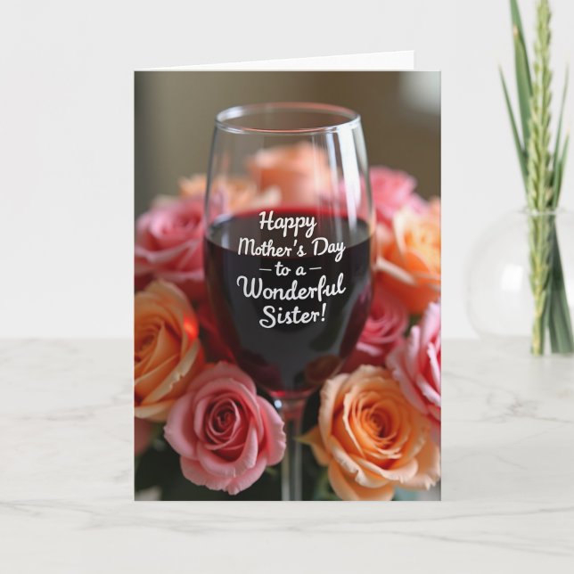 Ruby Sister Mothers Day Card (Front)