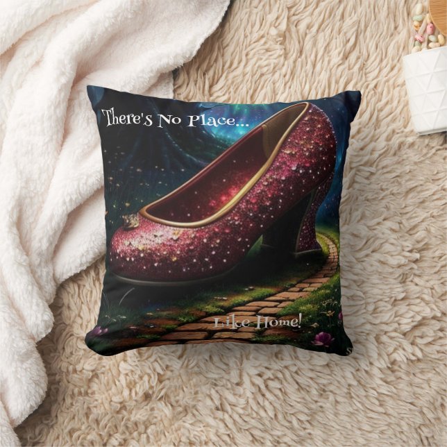 Ruby Slipper (2) : Throw Pillow (Blanket)
