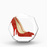 ruby slippers acrylic award<br><div class="desc">"red stilettos""friends of dorothy""ruby slippers" "pop culture ", "red sequins ", "red slippers""red shoes""red heels""red glitter" , "high heels" , stilettos , , , , , , white</div>