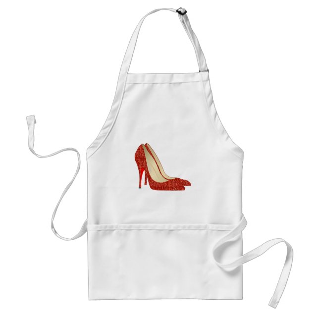 ruby slippers adult apron (Front)