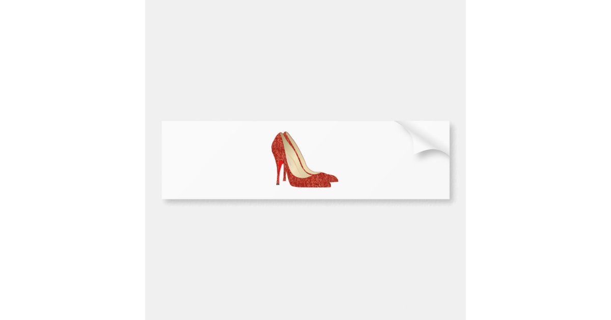 ruby slippers bumper sticker | Zazzle