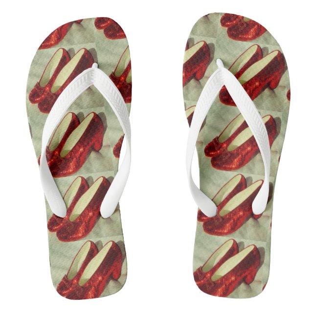 Ruby Slippers flip flops! (Footbed)