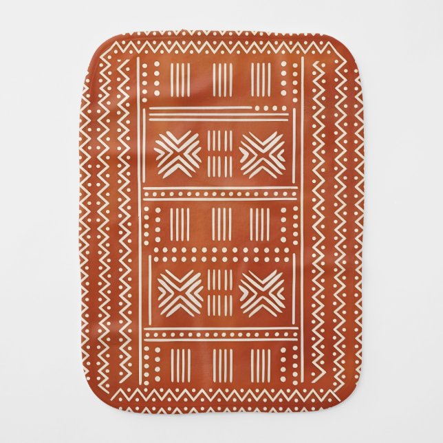 Ruby Solitude Heart of the High Desert Baby Burp Cloth (Front)