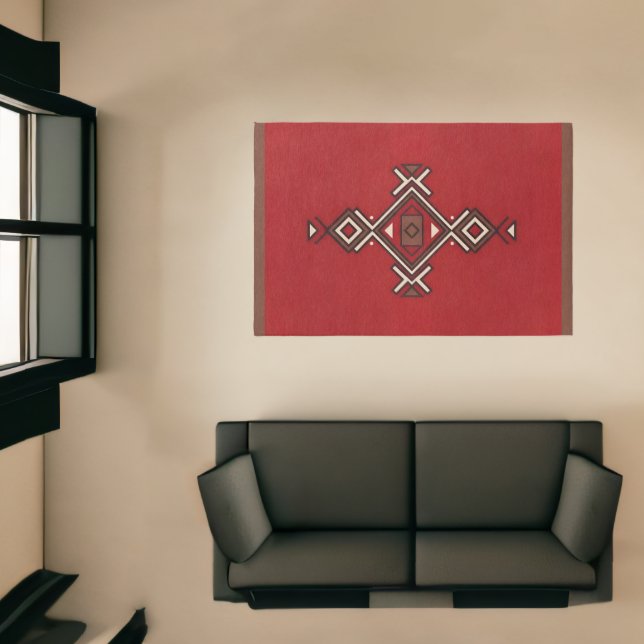 Ruby Solitude Heart of the High Desert Rug (Insitu (Indoor 1))