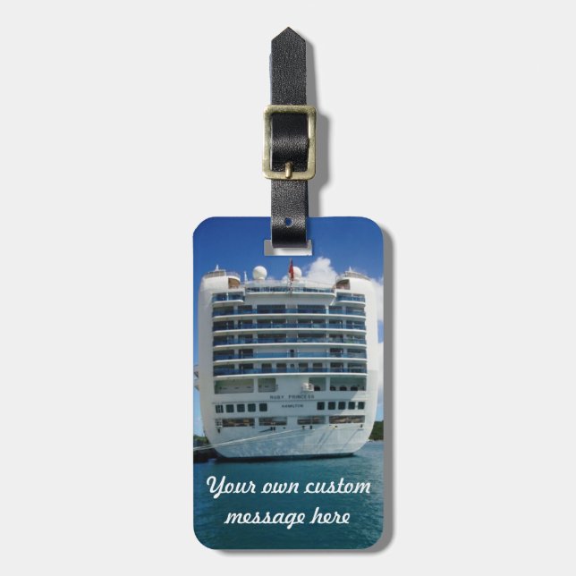 Ruby Stern Custom Luggage Tag (Front Vertical)