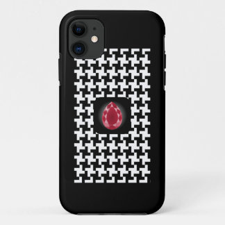 Ruby Stone Pied de Poule iPhone 5 Cover