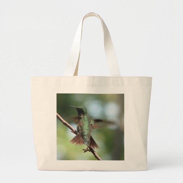 Ruby-throat Takes Wing Bag (Front)