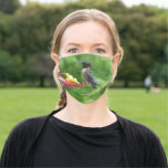 Ruby-Throated Hummingbird Bird Photography Adult Cloth Face Mask