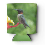 Ruby-Throated Hummingbird Bird Photography Can Cooler