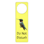 Ruby-Throated Hummingbird Bird Photography Door Hanger