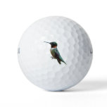 Ruby-Throated Hummingbird Bird Photography Golf Balls