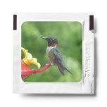 Ruby-Throated Hummingbird Bird Photography Hand Sanitizer Packet