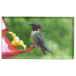 Ruby-Throated Hummingbird Bird Photography Table Card Holder