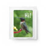Ruby-Throated Hummingbird Bird Photography Tea Bag Drink Mix