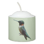 Ruby-Throated Hummingbird Bird Photography Votive Candle