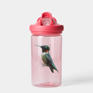 Ruby-Throated Hummingbird Bird Photography Water Bottle