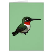 Ruby-throated Hummingbird Cards (Front)