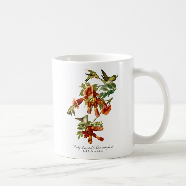 Ruby-throated Hummingbird Coffee Mug (Right)