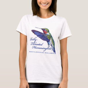 Ruby Throated Hummingbird Latin T-Shirt