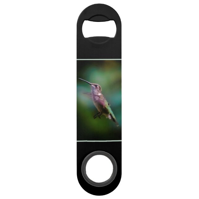 Ruby-throated Hummingbird - Original Photograph Bar Key (Front)