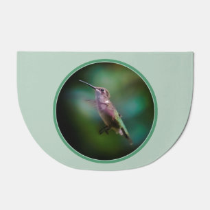 Ruby-throated Hummingbird - Original Photograph Doormat