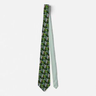 Ruby-throated Hummingbird - Original Photograph Neck Tie