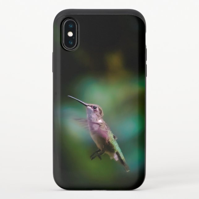 Ruby-throated Hummingbird - Original Photograph Uncommon iPhone Case (Back)