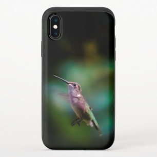 Ruby-throated Hummingbird - Original Photograph iPhone X Slider Case