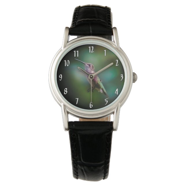 Ruby-throated Hummingbird - Original Photograph Watch (Front)