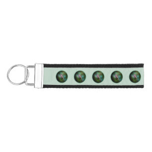 Ruby-throated Hummingbird - Original Photograph Wrist Keychain