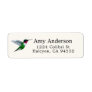 Ruby-throated Hummingbird Return Address Label