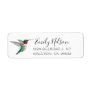 Ruby-throated Hummingbird Return Address Label