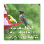 Ruby-Throated Hummingbird Save the Date