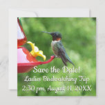 Ruby-Throated Hummingbird Save the Date