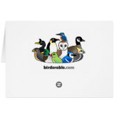 Ruby-throated Hummingbird Statistics Cards (Back Horizontal)
