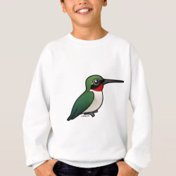 Male Ruby-throated Hummingbird Kids' American Apparel Organic T-Shirt
