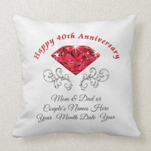 traditional 40th anniversary gift for parents