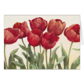 Ruby Tulips Cards (Front Horizontal)