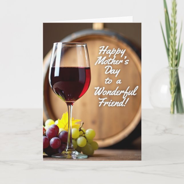 Ruby Vintage Mothers Day Card (Front)