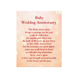 Anniversary Poem - Personalized Weddings | Zazzle