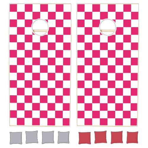 Ruby & White Checker