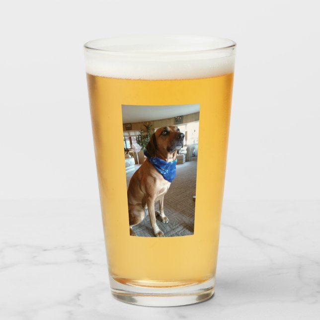 Ruby With Her Bandana Glass (Front Filled)