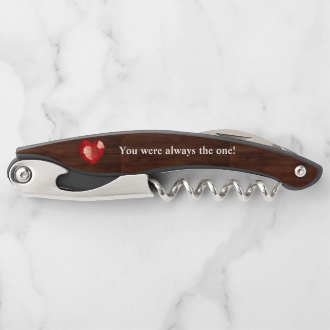 Ruby You were always the one!  Waiter's Corkscrew (Front)