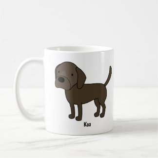 Rubyfornia Chocolate Lab Classic Mug