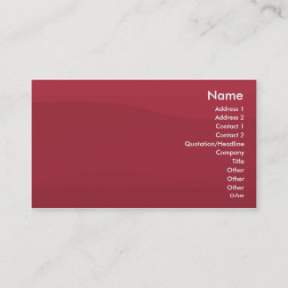 Rubyred Wave - Business Business Card