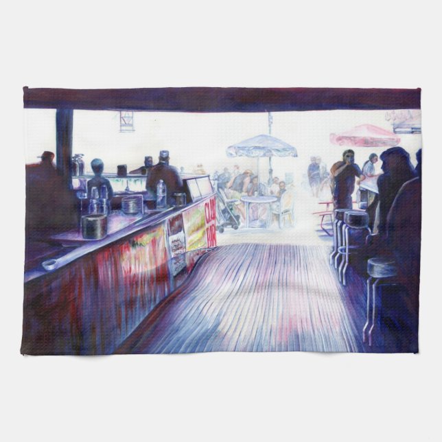 Ruby's Coney Island Kitchen Towel (Horizontal)