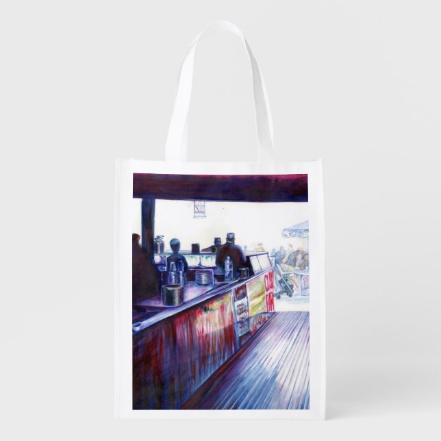 Ruby's, Coney Island, New York Reusable Grocery Bag (Front)