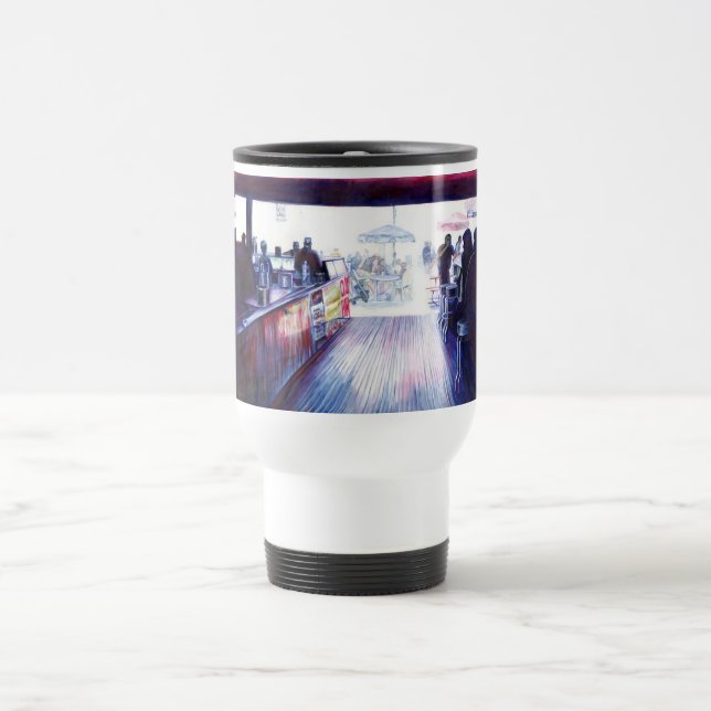 Ruby's, Coney Island, New York Travel Mug (Center)