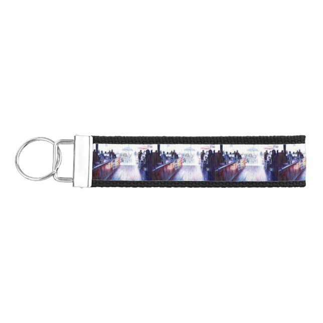 Ruby's, Coney Island, New York Wrist Keychain (Keys on Left)